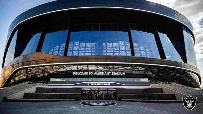 Allegiant Stadium será palco de Chelsea x América-MEX em julho (Foto: Las Vegas Raiders/Twitter)