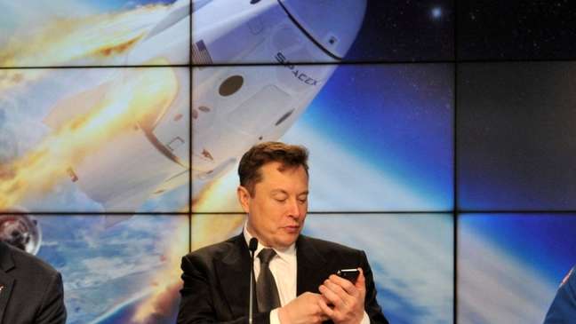 Musk no Centro Espacial John F. Kennedy, nos EUA; ele fundou a empresa de exploração espacial SpaceX