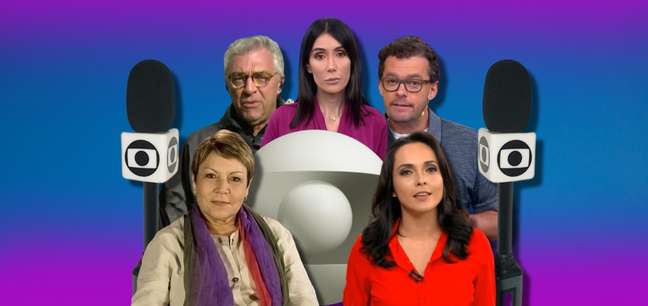 Isabela, Ari, Michelle, Fernando e Izabella: tristeza ao deixar a Globo