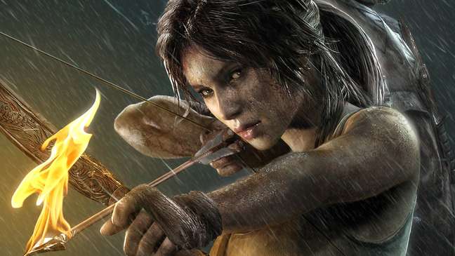 Lara Croft é a icônica heroína da franquia Tomb Raider