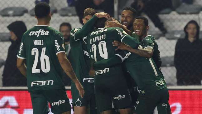 Palmeiras ficou mais um jogo sem sofrer gols e é melhor defesa do Brasileirão (Foto: Cesar Greco / Palmeiras)