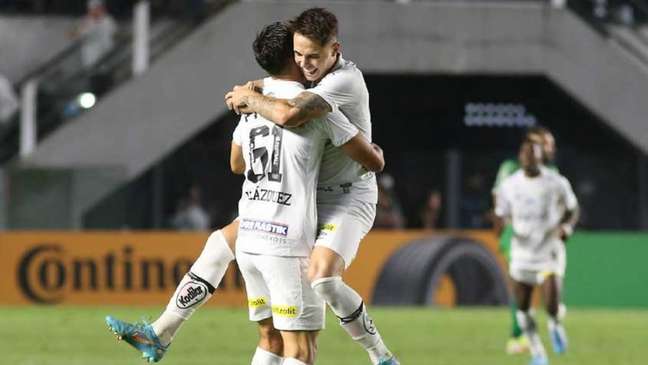 Rodrigo Fernández e Vinícius Zanocelo estão emprestados ao Santos (Foto: Mauricio de Souza / LANCEPRESS!)