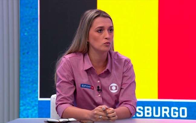 Ana Thaís Matos é comentarista do SporTV (Foto: Reprodução/Sportv)