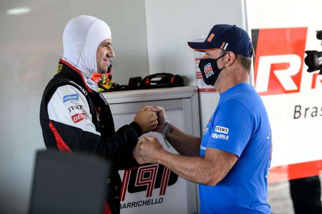 Rubens e Dudu Barrichello 