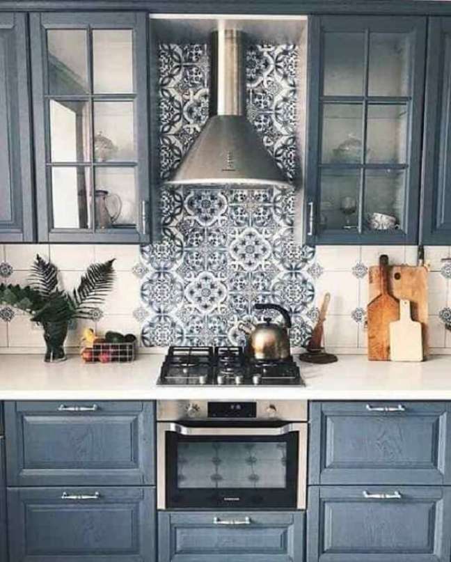 29. Descubra o que são cores frias para decorar sua cozinha perfeita – Foto Society19
