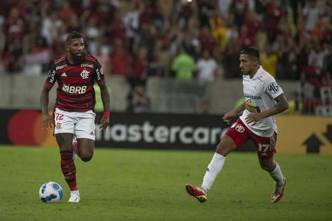 Rodinei jogou contra o Sporting Cristal por cerca de 20 minutos (Foto: Alexandre Vidal / Flamengo)