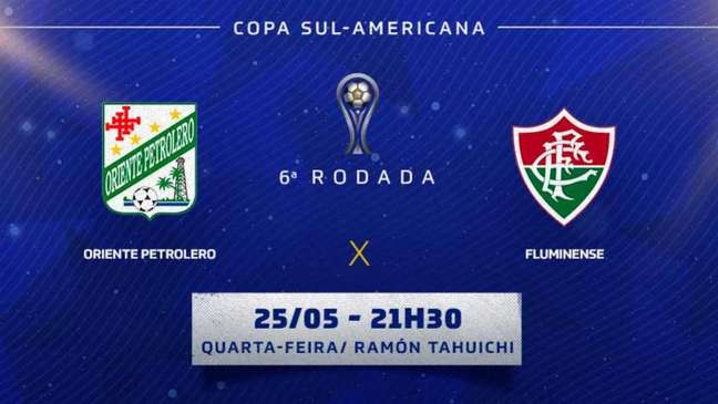 Oriente Petrolero e Fluminense se enfrentam pela Sul-Americana na Bolívia (Montagem LANCE!)