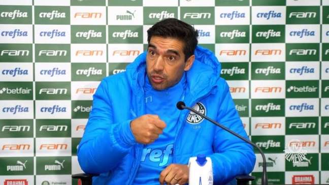 Abel Ferreira vive bom momento desde que chegou em 2020 (Foto: Reprodução/TV Palmeiras)
