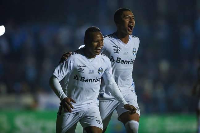 Campaz marcou, de pênalti, o segundo do Tricolor (Lucas Uebel/Grêmio FBPA)
