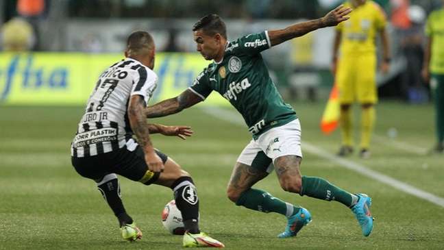 Santos e Palmeiras se enfrentam pelo Brasileirão-2022 no domingo (Wilton Junior / Lancepress!)