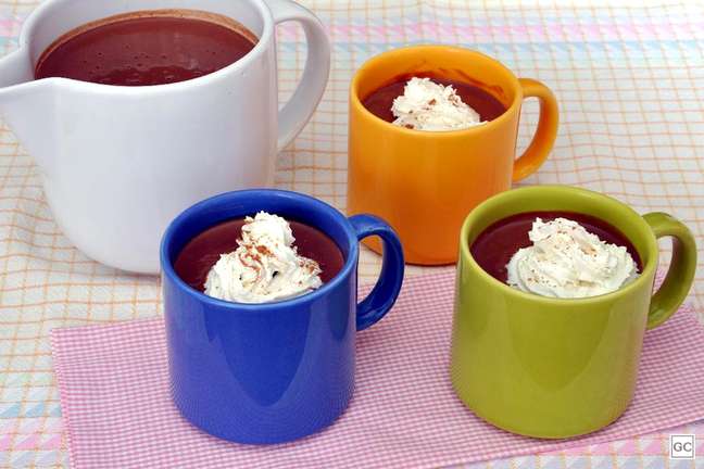 Chocolate quente com canela e noz-moscada – Foto: Guia da Cozinha