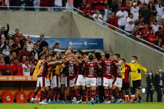 Flamengo terminou a fase de grupos com 16 pontos, com cinco vitórias e um empate (Gilvan de Souza/Flamengo)