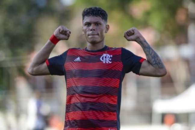 Mateusão marcou dois gols (Foto: Marcelo Cortes / Flamengo)