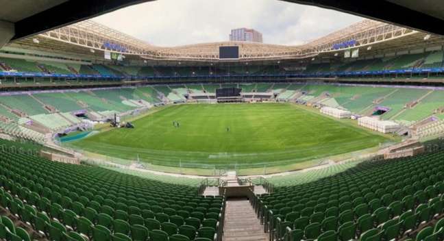 Allianz Parque será o palco de um duelo direto entre Palmeiras e Atlético-MG (Foto: Divulgação/Allianz Parque)