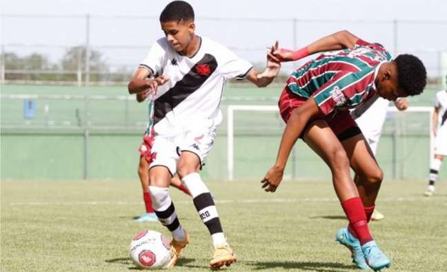 Vasco e Fluminense se enfrentaram neste sábado com mando do Cruz-Maltino (Foto: Matheus Lima/Vasco)