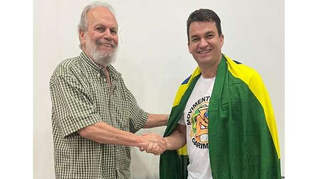 José Altino Machado (à esquerda) e Rodrigo Mello (à direita) são lideranças ligadas a garimpeiros na Amazônia e pré-candidatos a deputados federais