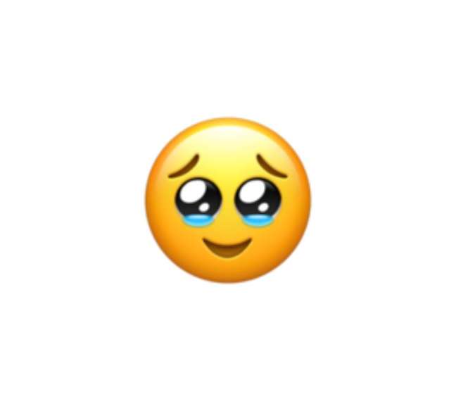 Emoji "chorrindo" 