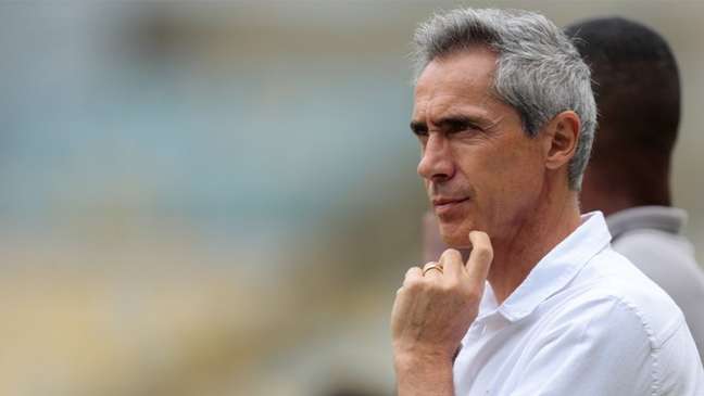 O técnico Paulo Sousa durante partida do Flamengo no Maracanã (Foto: Gilvan de Souza/Flamengo) O técnico Paulo Sousa durante partida do Flamengo no Maracanã (Foto: Gilvan de Souza/Flamengo)