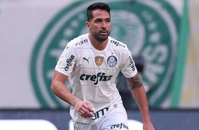 Luan voltou a jogar pelo Palmeiras após quase quatro meses em recuperação (Foto: Cesar Greco/Palmeiras) Luan voltou a jogar pelo Palmeiras após quase quatro meses em recuperação (Foto: Cesar Greco/Palmeiras)