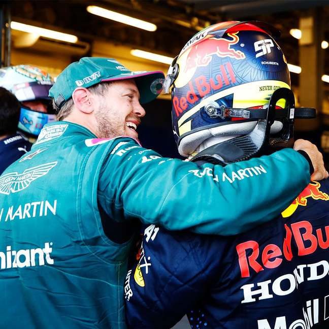 Vettel e Perez: líderes no ranking histórico de Baku foram os ponteiros da edição de 2021