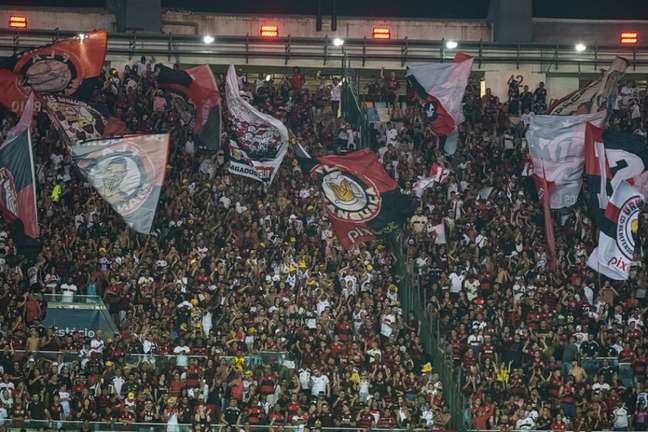 Torcida rubro-negra no Maracanã, no clássico contra o Fluminense, neste ano (Foto: Alexandre Vidal/Flamengo)