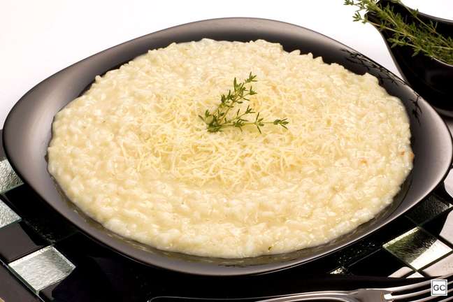 Risotto with four cheeses - Photo: Guia da Cozinha Risotto with four cheeses - Photo: Guia da Cozinha