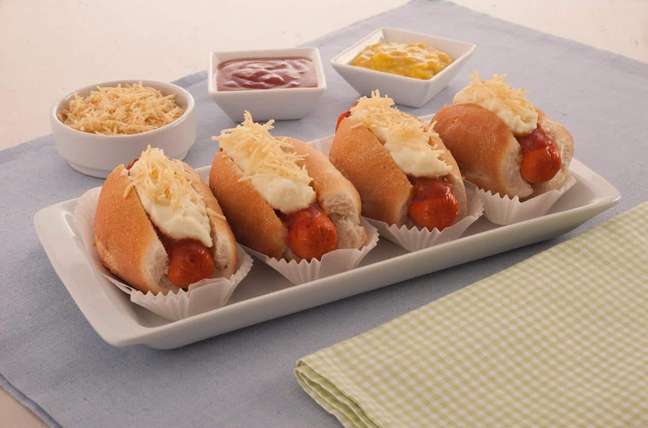 Mini hot-dog — Foto: Divulgação
