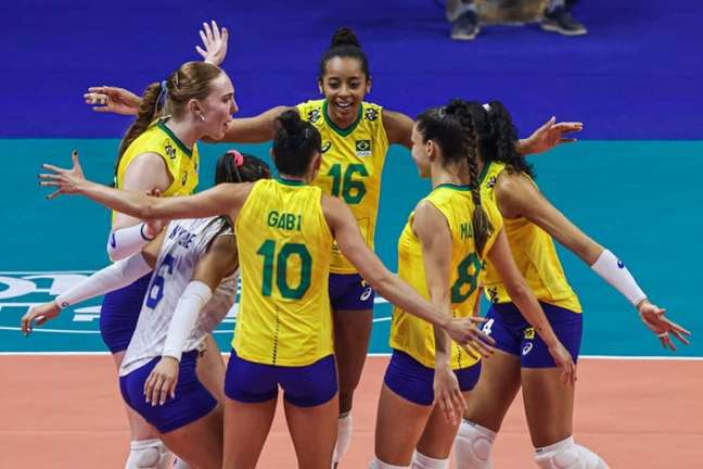 Brasil derrotou Sérvia e se recuperou na Liga das Nações feminina (Foto: Wander Roberto/Inovafoto/CBV) Brasil derrotou Sérvia e se recuperou na Liga das Nações feminina (Foto: Wander Roberto/Inovafoto/CBV)
