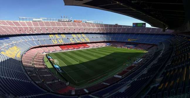 Camp Nou receberá duelo entre Barcelona e Manchester City (Foto: Reprodução/Twitter Barcelona)