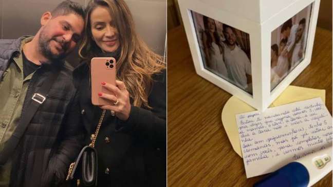 Jorge, of the duo with Mateus, is thrilled to find that he will be a father again
