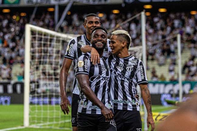 Mendoza marcou o gol do Ceará (Foto: Twitter oficial do Ceará) Mendoza marcou o gol do Ceará (Foto: Twitter oficial do Ceará)