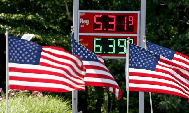 Na semana passada, o preço da gasolina nos EUA chegou a ultrapassar US$ 5 por galão