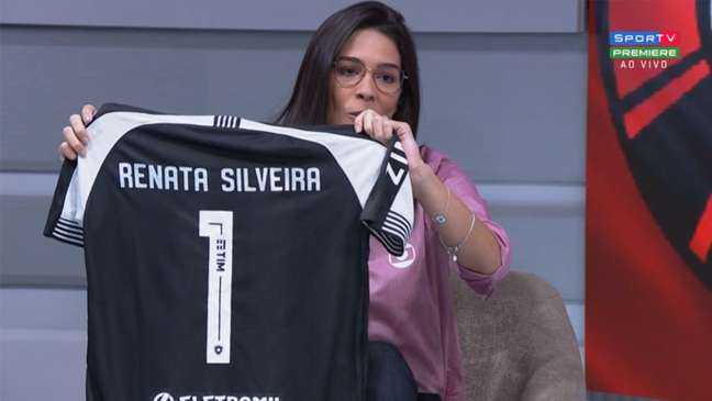 Renata Silveira repudiou o machismo nas redes sociais (Reprodução/SporTV)