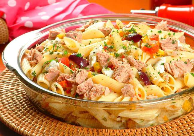 Mediterranean-style tuna penne - Photo: Cooking guide Mediterranean-style tuna penne - Photo: Cooking guide