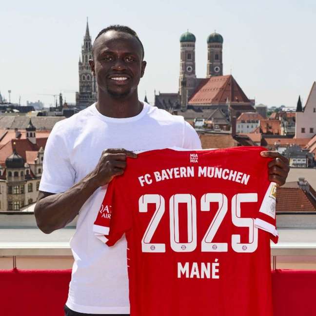 Mané é do Bayern de Munique até 2025 (Foto: Divulgação/Bayern de Munique)