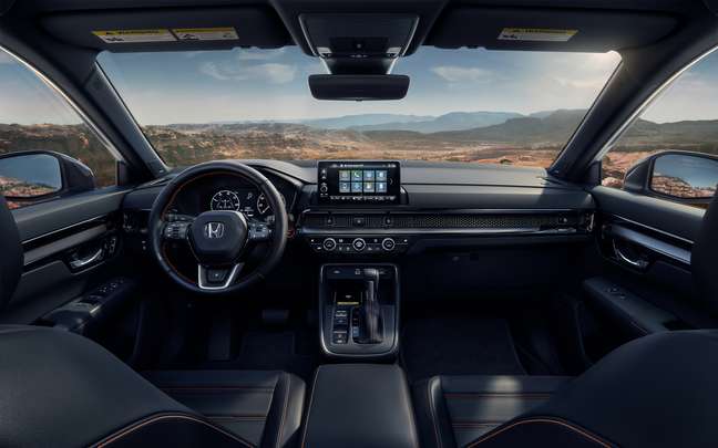 Novo Honda CR-V 2023 terá interior semelhante ao do novo Civic