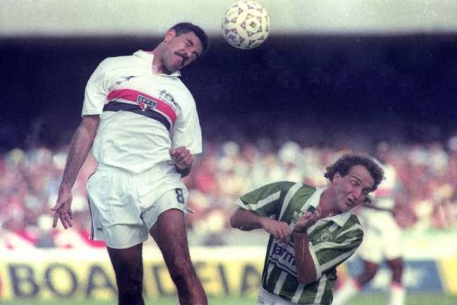 Toninho Cerezo e Cuca: há 30 anos rivalidade entre os dois ditou futebol paulista (Foto: Acervo/Palmeiras)