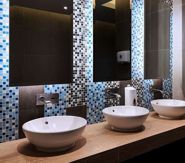 Small tiles, while beautiful, are more difficult to clean Small tiles, while beautiful, are more difficult to clean