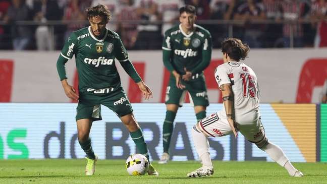 Scarpa lamenta derrota do Palmeiras e pede 'paciência' (Foto: Cesar Greco/Palmeiras)