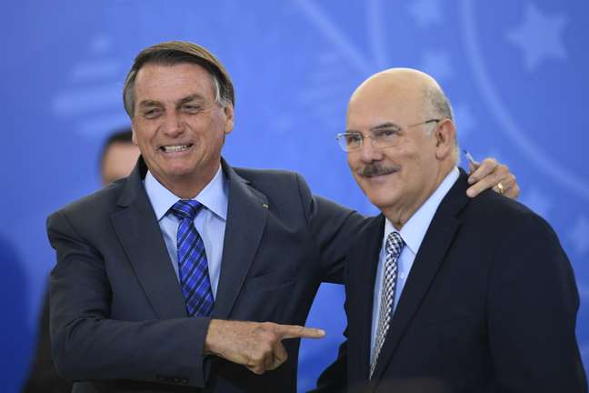Jair Bolsonaro e Millton Ribeiro 