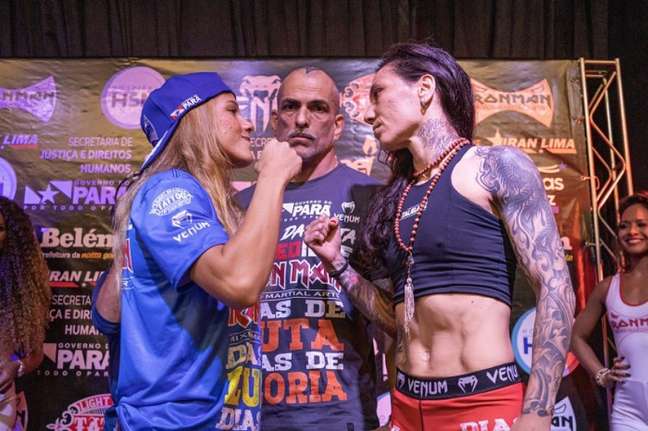 Duelo entre Júlia Polastri e Kalindra Faria é um dos mais aguardados do Iron Man MMA 24 (Foto: Divulgação)