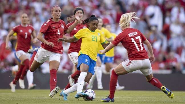 Brasil perdeu para a Dinamarca nesta sexta-feira (Foto: Lucas Figueiredo/CBF)