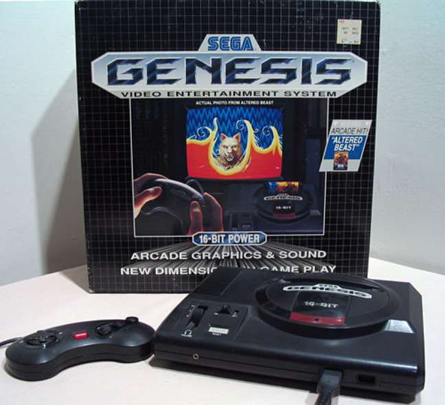 Caixa de lançamento do Genesis nos EUA