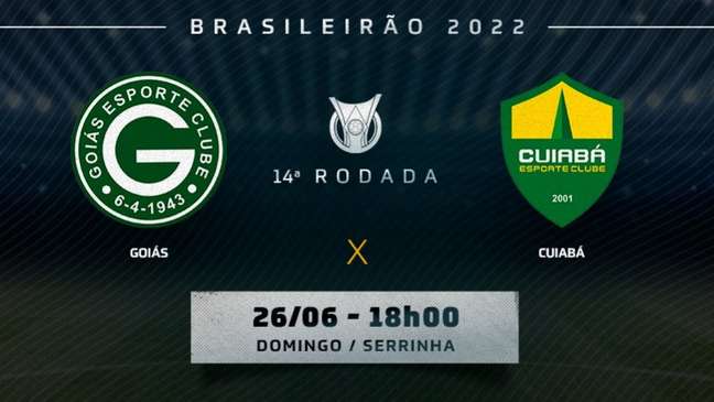 Goiás e Cuiabá duelam pela 14ª rodada do Brasileirão (Foto: Montagem LANCE!)