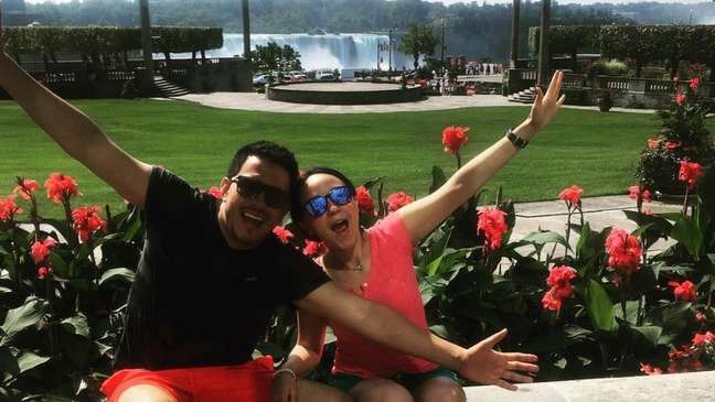 Adriana Pérez e seu parceiro estão no Canadá há cinco anos