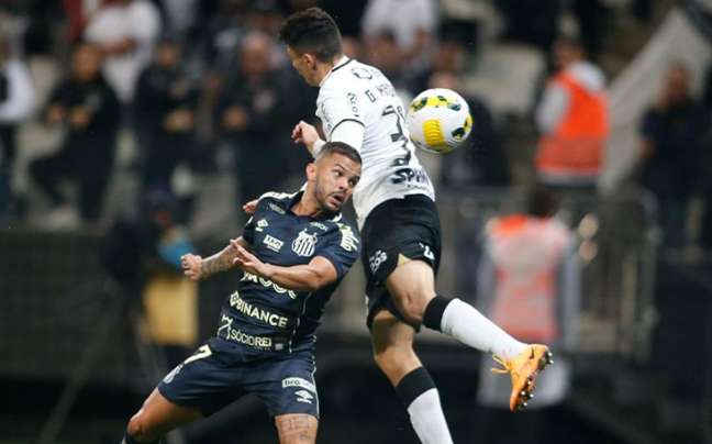 Santos não passou de um empate contra o Corinthians (Foto: Alex Silva / LANCEPRESS!)