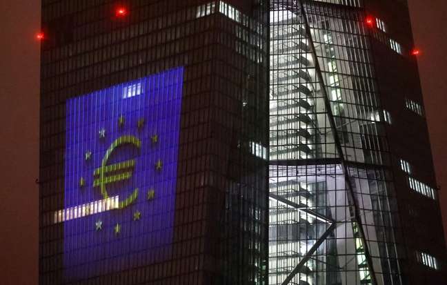 Sede do Banco Central Europeu, em Frankfurt
05/01/2022
REUTERS/Kai Pfaffenbach