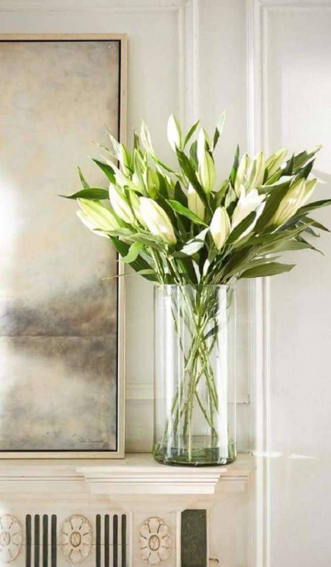 38. Vaso de vidro fino para decoração da sala de estar – Foto Caner Ofset 