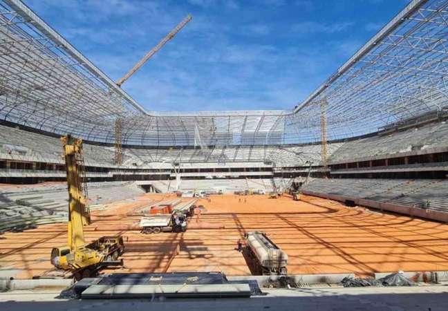 Inauguração do estádio está prevista para março de 2023 - Divulgação / Arena MRV