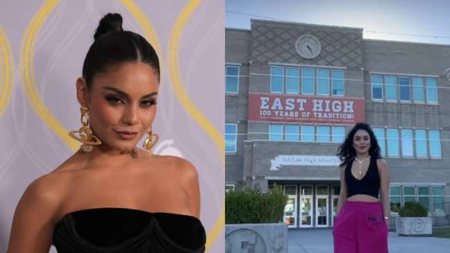 Vanessa Hudgens posted on her Instagram account a video in front of the East High building, where 'High School Musical' was recorded.